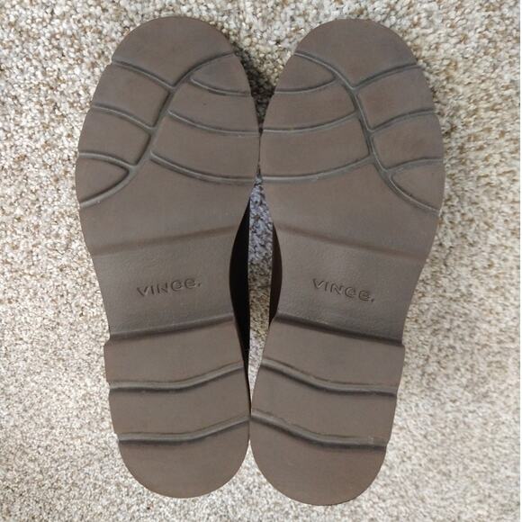 Vince Ryker Water Repellent Chelsea Boots Womens Size 6 Cacao Leather - Picture 9 of 16